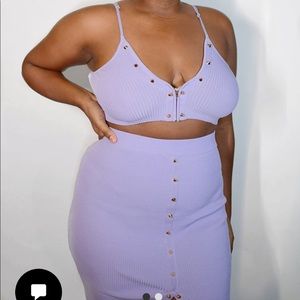 Beautiful lavender two piece